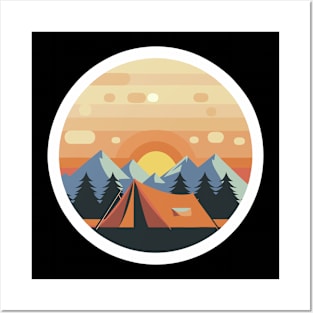 camping Posters and Art